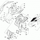 M 6000 LTD 153 Green (US), Black (US) Капот и воздуховоды