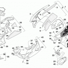 XF 6000 CROSSTREK ES 137 Orange (US), Orange Intl (OS) Поддон и обтекатели