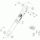 M 6000 SNO PRO 141 GREEN Задняя подвеска ,задний амортизатор