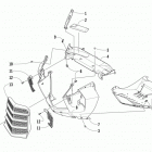 BEARCAT 7000 XT BLUE EARLY BUILD Передняя панель и центральная защита
