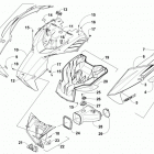 M 6000 ES 141  Green (US) Капот и воздуховоды