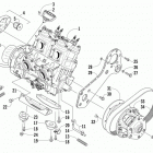 M 8000 LTD Black (US), Green (US) Опора двигателя и вариатор