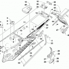 M 6000 ES 141  Green (US) Тунель ,задний бампер и брызговик