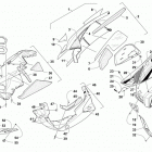 M 7000 SNO PRO 162 Green (US) Поддон и обтекатели