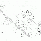 BEARCAT 7000 XT BLUE EARLY BUILD Задняя подвеска ,задний амортизатор