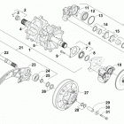 SR VIPER L-TX LE WHITE Вал приводной трака и тормоза