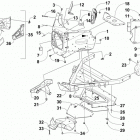 SR VIPER L-TX LE WHITE Передний бампер и рама
