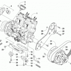 M 8000 HARDCORE LTD 153 Green (OS) Опора двигателя и вариатор