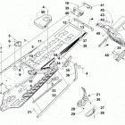 M 6000 153 Green (US) Тунель ,задний бампер и брызговик