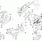 M 9000 SNO PRO 162 Orange (US), Green(US) Поддон и обтекатели