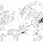 M 6000 LTD 153 Green (US), Black (US) Поддон и обтекатели