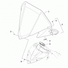 BEARCAT 7000 XT BLUE EARLY BUILD Ветровое стекло и панель инструментов