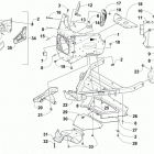 SR VIPER R-TX DX RED Передний бампер и рама