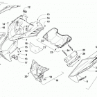 M 9000 SNO PRO 162 Orange (US), Green(US) Капот и воздуховоды