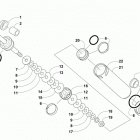 SR VIPER R-TX DX RED Задняя подвеска ,задний амортизатор