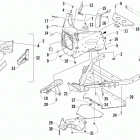 XF 6000 HIGH COUNTRY 141 ORANGE Передний бампер и рама