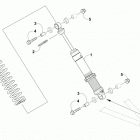 SR VIPER R-TX DX RED Передний амортизатор