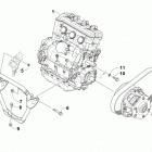 PANTERA 7000 LTD EB BLACK Опора двигателя и вариатор