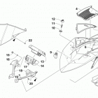 M 6000 SNO PRO 141 GREEN Ветровое стекло и панель инструментов