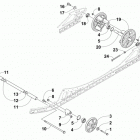 M 7000 LTD 162 Black (US) Вспомогательные колеса