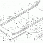 M 7000 SNO PRO 162 Green (US) Рельс скольжения и гусеница