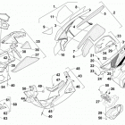 M 6000 SNO PRO 141 GREEN Поддон и обтекатели