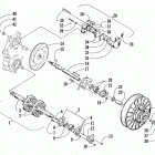 PANTERA 550 Вал приводной трака и тормоза