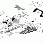 ZR 500 CC (BLACK) Капот и ветровое стекло ( international)