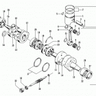 MOUNTAIN CAT 600 EFI Поршень и коленвал