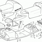 ZR 500 Топливный бак ,сиденье и задний фонарь