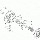 PANTERA 550 Привод сцепления