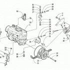 Z 370 Опора двигателя и вариатор