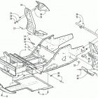 ZR 600 EFI Передняя рама и подножки