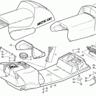 ZL 800 EFI ESR Топливный бак ,сиденье и задний фонарь