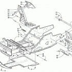 PANTERA 550 Передняя рама и подножки