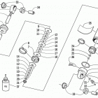 ZRT 600 Задняя подвеска ,задний амортизатор