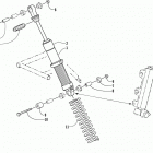 MOUNTAIN CAT 800 Передний амортизатор