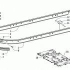 COUGAR Рельс скольжения и гусеница