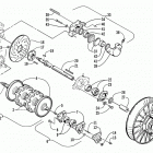 MOUNTAIN CAT 600 EFI Вал приводной трака и тормоза