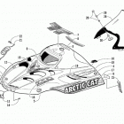 ZR 800 EFI Капот и ветровое стекло