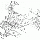 MOUNTAIN CAT 800 Передняя рама и подножки