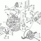 ZR 500 Опора двигателя и вариатор