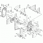 MOUNTAIN CAT 570 Редуктор и цепь миханизма