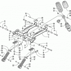 MOUNTAIN CAT 1000 Задняя подвеска , амортизатор