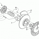 Z 440 SNO PRO Привод сцепления