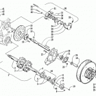 ZL 550 Вал приводной трака и тормоза