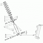 MOUNTAIN CAT 600 EFI Передний амортизатор