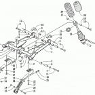 ZR 500 LE Задняя подвеска , амортизатор