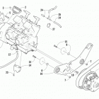 ZR 440 SNO PRO Опора двигателя и вариатор