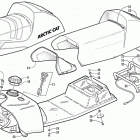 MOUNTAIN CAT 570 Топливный бак ,сиденье и задний фонарь